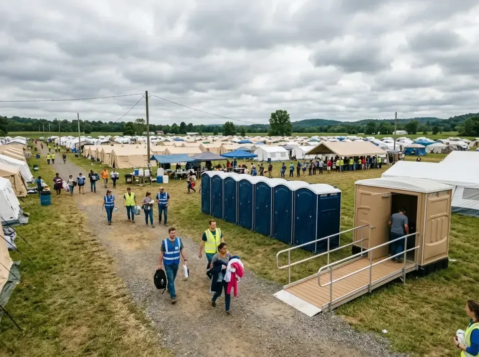 disaster-relief-camp-restrooms-010 — frequently asked questions, Dumpster & Portable Bathrooms Rental in Eaton Rapids, MI